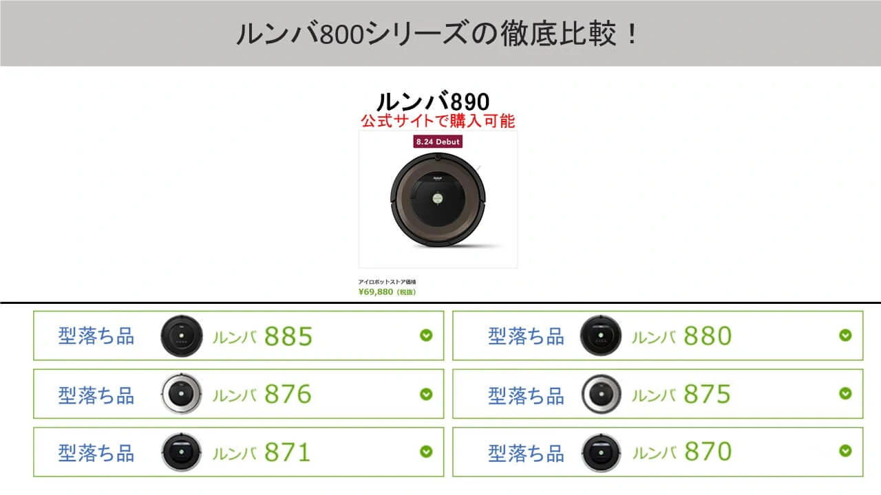 徹底比較】ルンバ900シリーズの985と980と960を比較！3LDK・4LDKの方に 